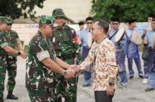 Sekda Bengkalis Hadiri Penutupan TMMD ke 128 di Pinggir