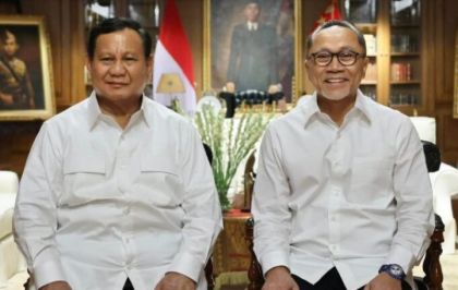 Menteri Koordinator Bidang Pangan (Menko Pangan) Zulkifli Hasan atau Zulhas dan Presiden Prabowo Subianto. Sumber: Aktual id