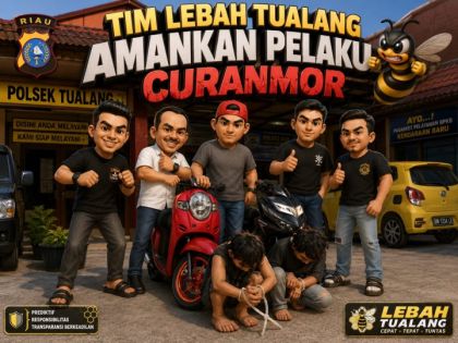 Tim Lebah Tualang Bongkar Jaringan Curanmor, Pelaku Mengaku Sudah Tujuh Kali Beraksi