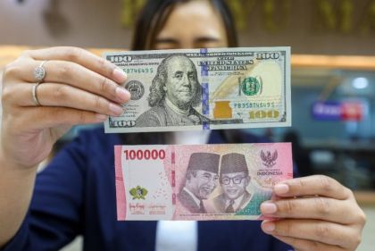 Rupiah dan Dolar AS. Sumber: Pintu