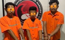 Sita Ganja dan Alat Hisap Sabu Tiga Orang Pria Diringkus di Desa Pendekik