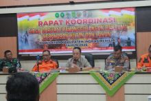 Anggota Komisi II DPRD Kabupaten Indragiri Hilir, H.M. Yusuf Said, S.E., M.M menghadiri kegiatan Rapat Koordinasi Siaga Darurat Penanggulangan Bencana Kebakaran Hutan dan Lahan (Karhutla) di Aula Kantor Badan Perencanaan Pembangunan, Riset dan Inovasi Daerah (Bapperida).
