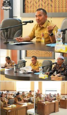 Sekda Mahadar Pimpin Rapat Persiapan Penjemputan Jemaah Haji Siak 1447 H