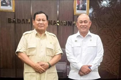 Presiden Prabowo Subianto dan Dadan Hindayana. Sumber: Internet