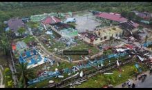 Bencana Puting Beliung, Pemcam Bandar Laksamana Bengkalis Langsung Gelar Rapat