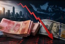 Ilustrasi melemahnya Rupiah terhadap Dolar AS. Sumber: RRI