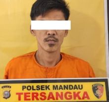 Polsek Mandau Tangkap Pemasok Sabu Hasil Pengembangan Kasus