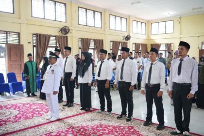 Pelantikan Pj Penghulu Keranji Guguh dan PAW Bapekam Buatan II serta Empang Pandan Perkuat Pemerintahan Kampung