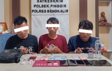 Tiga Pelaku Warga Kabupaten Siak Diamankan Polsek Pinggir 