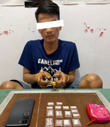 Pengedar Sabu 4,92 Gram Diciduk Satnarkoba di Mandau