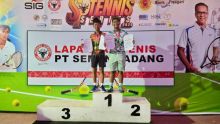 Dua Atlet Muda Siak Borong Enam Emas di Kejurnas Tenis Junior