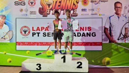 Dua Atlet Muda Siak Borong Enam Emas di Kejurnas Tenis Junior