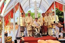 Presiden ke-7 kantongi gelar adat di Provinsi Lampung. Sumber: kompas.com