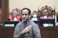 Mantan Menteri Pendidikan, Kebudayaan, Riset, dan Teknologi (Mendikbudristek) Nadiem Makarim. Sumber: kompas.com