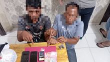 Polsek Lubuk Dalam Ringkus Dua Terduga Pengedar Sabu di Koto Gasib, Satu Residivis