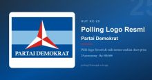 Jejak pendapat HUT Partai Demokrat ke-25. Sumber: x.com