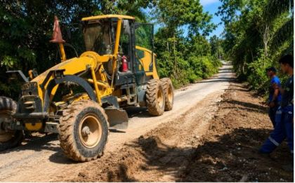 Dukung Aksesibilitas Warga, RAPP Bantu Perbaikan Jalan di Segati dan Langgam