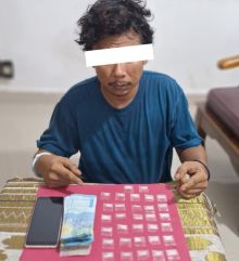 Kantongi 32 Paket Sabu, MR Pengedar Narkoba Tak Berkutik Saat Digeledah Polisi