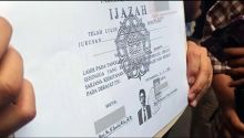 Fotokopi ijazah Presiden ke-7 Joko Widodo. Sumber: BBC
