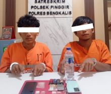 Dua Tersangka Narkoba Dibekuk Polsek Pinggir