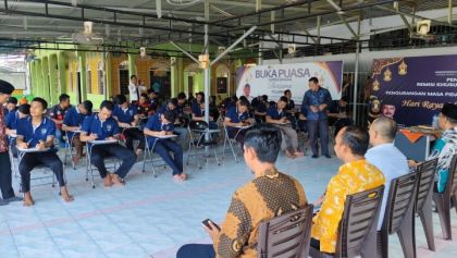 32 Orang Napi Lapas IIA Bengkalis Ikuti Program Sekolah Paket, A,B dan C