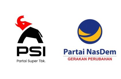Partai Solidaritas Indonesia (PSI) dan NasDem. Sumber: Internet