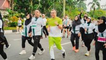 Runners PTPN IV Regional III kembali meriahkan Riau Bhayangkara Run 2026