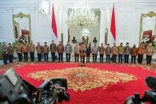 Presiden Prabowo Subianto dan sejumlah menteri. Sumber: Sekretariat Negara