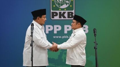 Presiden Prabowo Subianto dan Ketum PKB Muhaimin Iskandar. Sumber: detik.com