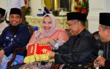 LAMR Bengkalis Jemput Kenduri Adat ke Bupati Kasmarni