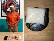 Pelaku RA Diamankan Satnarkoba Beserta 50,01 Gram Sabu Sabu