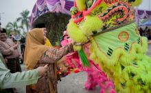 Bupati Bengkalis Kasmarni Resmi Buka Sepekan Kenduri Adat Hari Jadi ke-514 Bengkalis