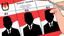 Ilustrasi surat suara. Sumber: Internet