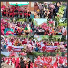 Pesona Budaya Nusantara, TK Negeri Pembina Mempura Meriahkan HUT RI ke-81
