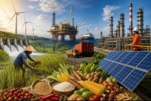 Ilustrasi sektor pangan dan energi. Sumber: RRI