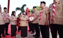 19 Gerakan Pramuka Dapatkan Penghargaan Lencana Pancawarsa