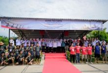 Bupati Bengkalis Buka Festival Kemerdekaan dan Pacu Sampan Desa Wisata Balai Pungut