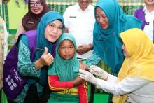 Ketua TP Posyandu Siak Sapa Anak Sekolah, Pastikan BIAS Berjalan Lancar di Minas