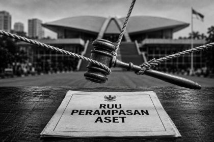 Ilustrasi RUU PerampasanAset. Sumber: Majmu Sunda News