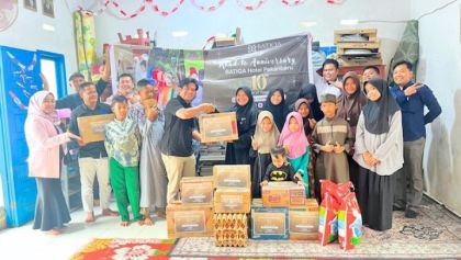 Rayakan 10 Tahun Perjalanan BATIQA Hotel Pekanbaru Berbagi Kebahagiaan Bersama Panti Asuhan Hikmah