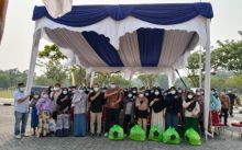 PTPN IV Regional III Ringankan Beban Ratusan Warga Terdampak Asap Karhutla