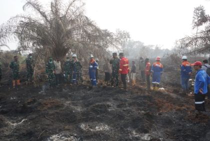 Pangdam XIX/TT dan Kapolda Riau Cek Karhutla 34 Hektare di Dayun