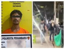 Viral di Medsos, Polisi Tangkap Pelaku Penganiayaan Perempuan di RTH Pekanbaru
