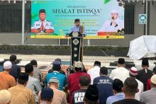 Musim Kemarau, Lapas Bengkalis Gelar Shalat Istisqa Bersama Warga Binaan