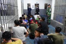 Perkuat Deteksi Dini, Rutan Pekanbaru Gelar Razia Gabungan Bersama Kanwil Ditjenpas Riau dan APH