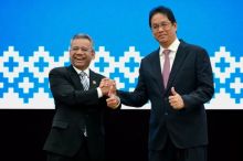 Serah terima Menteri Keuangan dari Purbaya Yudhi Sadewa kepada Suahasil Nazara di Jakarta. Sumber: Promedia