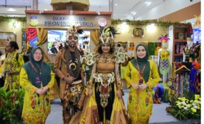 Pameran Kriyanusa 2026, Ketua Dekranasda Bengkalis Dukung Perajin Naik Kelas