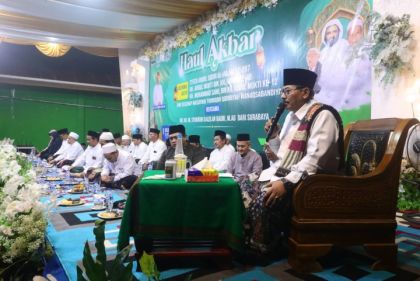 Bupati Afni Hadiri Haul Akbar Ulama di Kampung Bandar Sungai Sabak Auh
