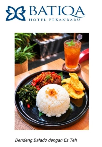 Dendeng Balado dan Es Teh