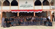 UAS Letakkan Batu Pertama Gedung SMA Trensains Al Ikram - Ponpes Ikramul Quran Bengkalis